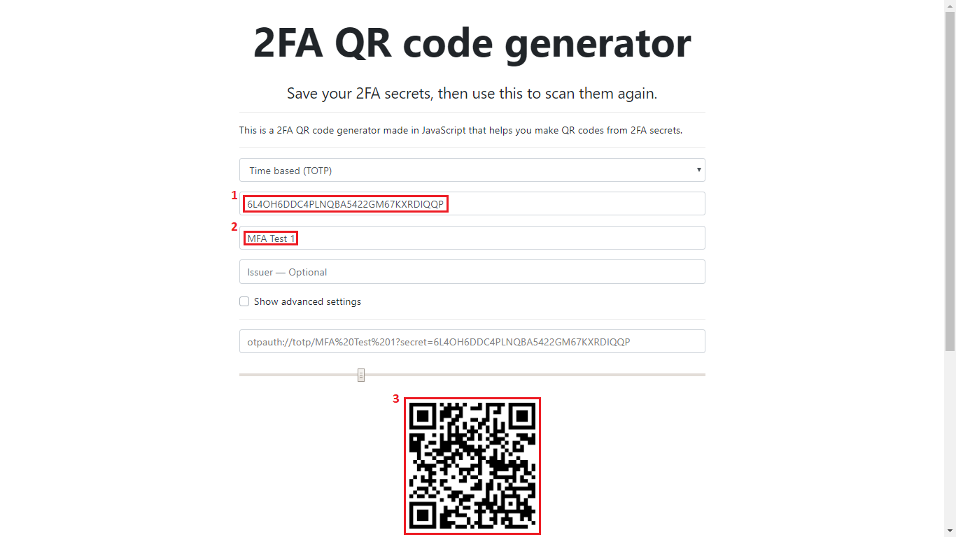Using TimeBased Passwords for TwoFactor Authentication