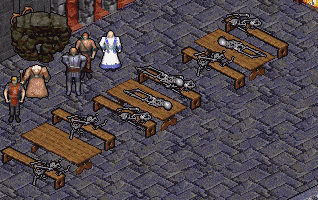 The servants seem a little... dead!