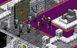 The guards bring Darion and Beren to Traust