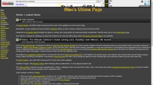 Homepage with fifth design in November 2007