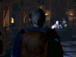 The Avatar's backpack appears in the movie with Samhayne because it is the only place where it plays a key role - it doesn't appear in any other cutscene.