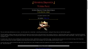 Houston Dragon's Ultima Page in 2000